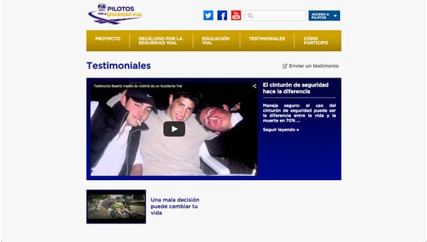 testimoniales