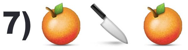 7 media naranja