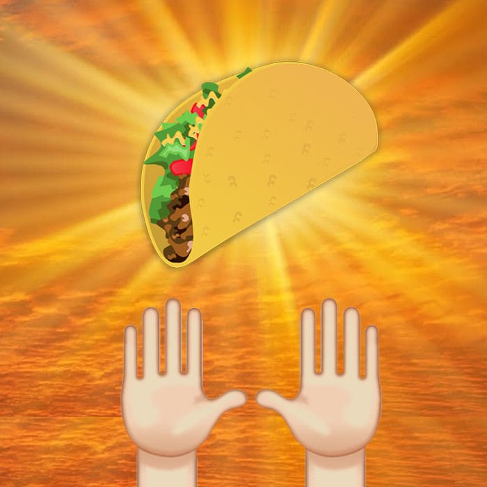 Emoji del taco