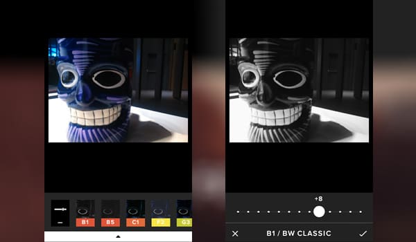 filtros vsco
