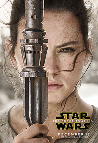 Daisy Ridley, en su papel de Rey
