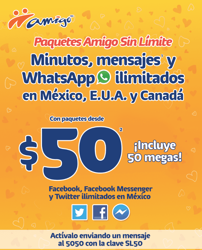 Paquetes Amigo Sin Límite