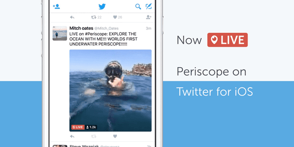 Periscope y Twitter