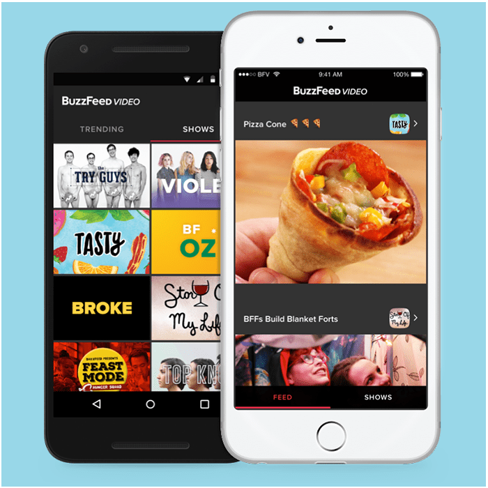 Aplicación BuzzFeed Video