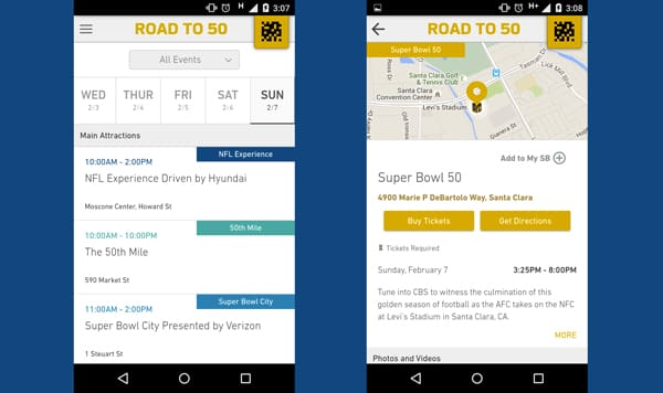 road-to-50-schedule