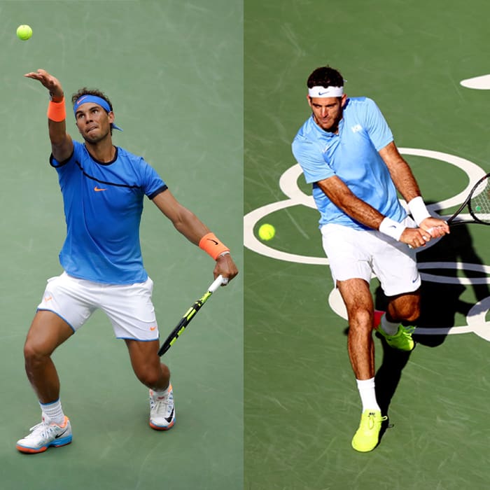 Nadal y Del Potro