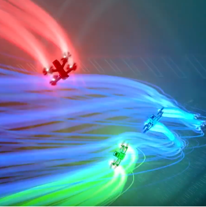 Carrera de drones