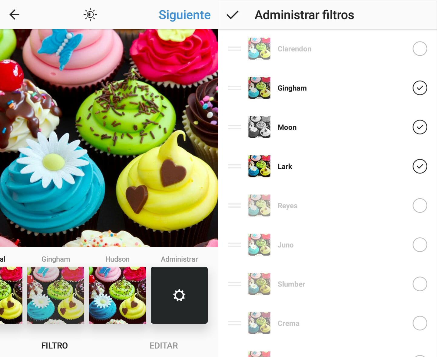 instagram filtros