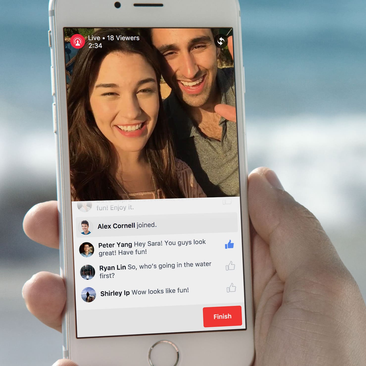 programar live facebook