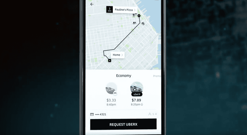 Uber nueva app