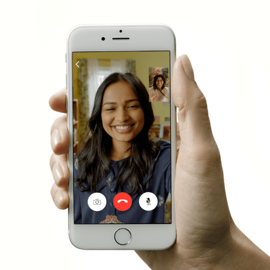 videollamadas en WhatsApp