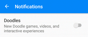 Para recibir las notificaciones de nuevos Doodles, sólo debes activar esta opción. (Foto: Captura de pantalla)