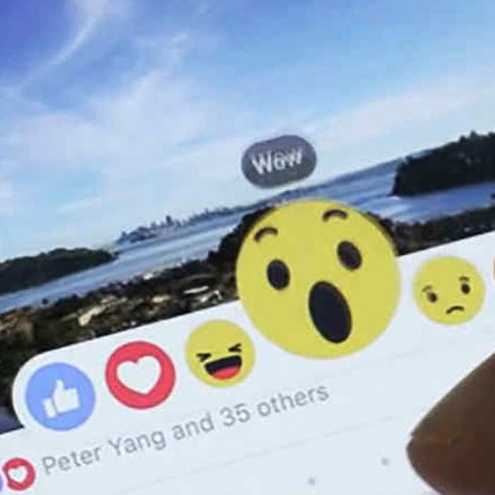 reacciones en Messenger