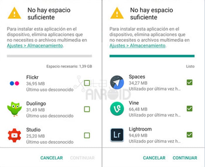 Google Play eliminar-apps