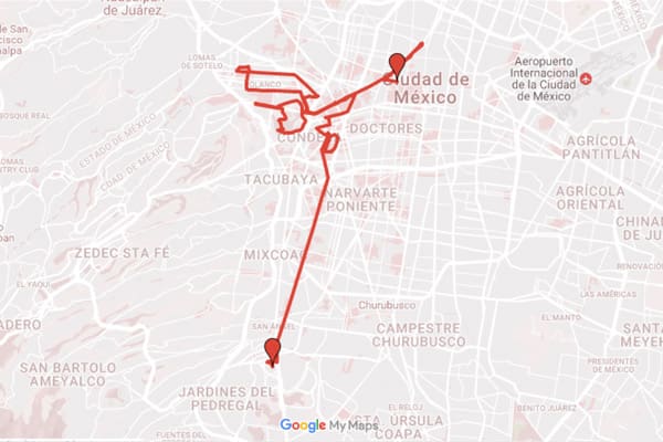 ruta maratón CDMX 2017
