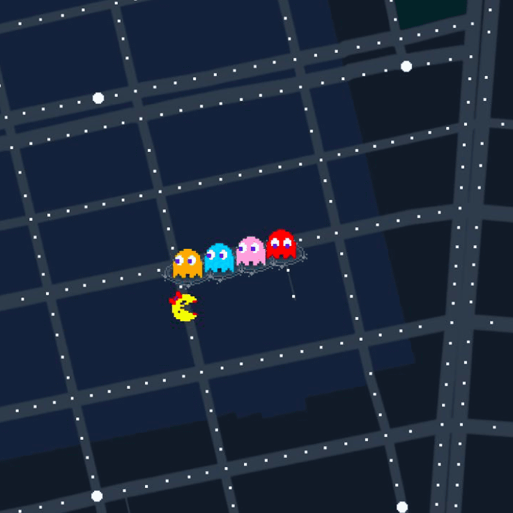Google Maps Mrs. Pacman