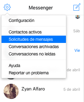 Messenger mensajes