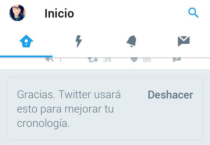 botón no me gusta en Twitter