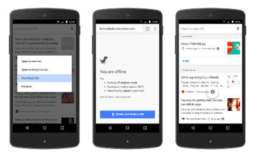 Google Chrome smartphone