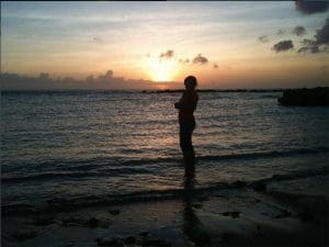 atardecer a contraluz