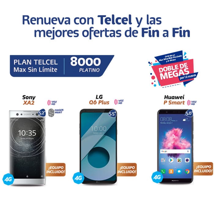 Ofertas de fin a fin Telcel