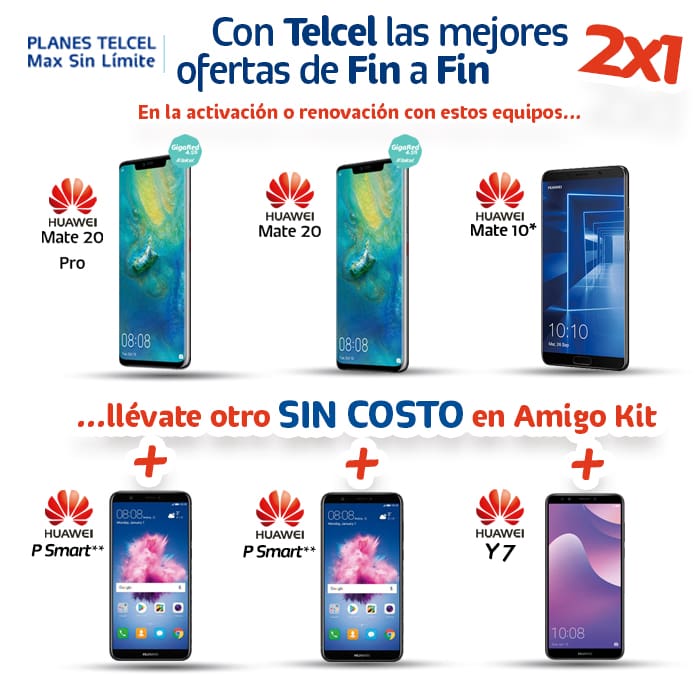 Ofertas de fin a fin Telcel