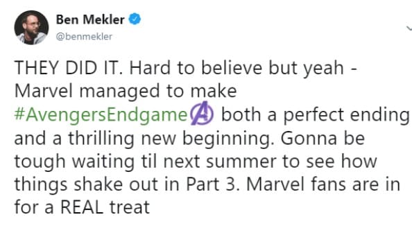 reacciones de avengers endgame