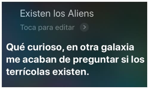 Preguntas interesantes para hacerle a Siri. 