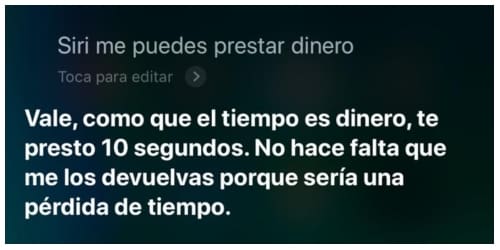 Preguntas interesantes a Siri.