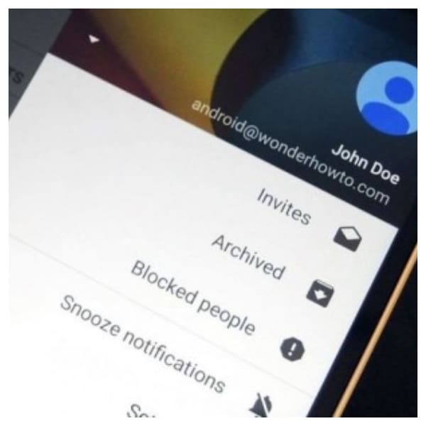 Configuración Android "modo zurdo"