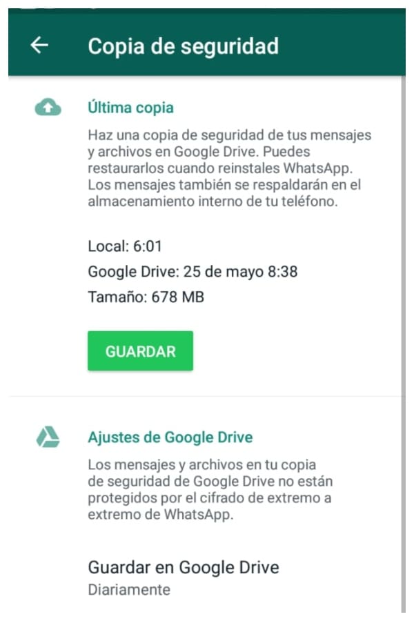 Cómo recuperar imágenes de WhatsApp