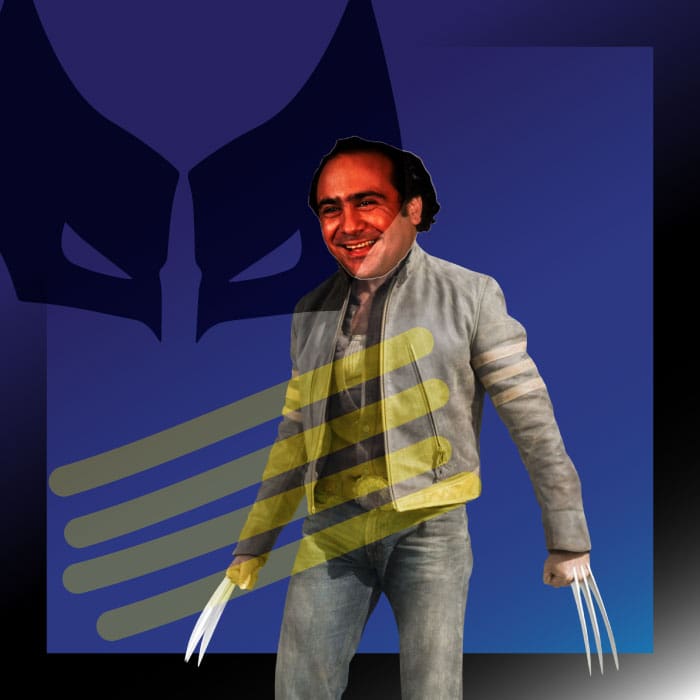 danny devito como wolverine