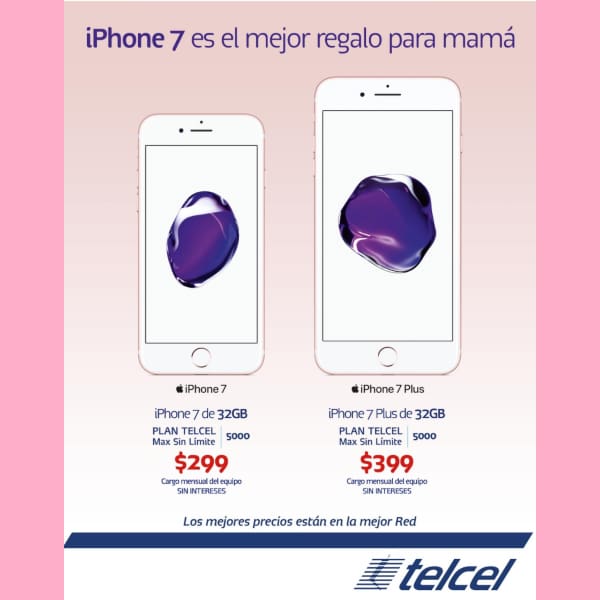 iphone 7 telcel