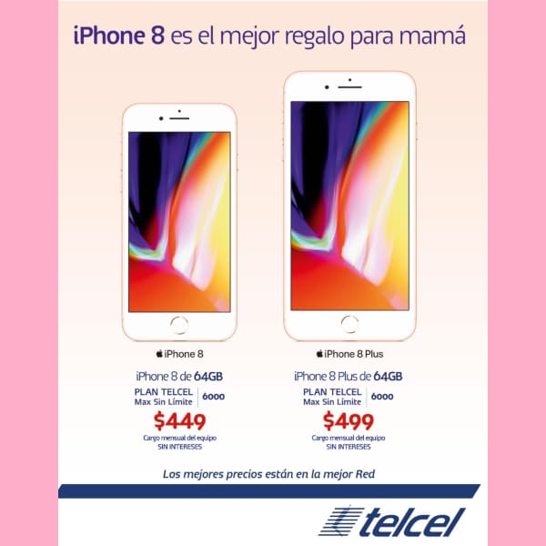 iphone 8 telcel