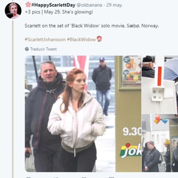 Scarlett Johansson ya inició el rodaje de Black Widow