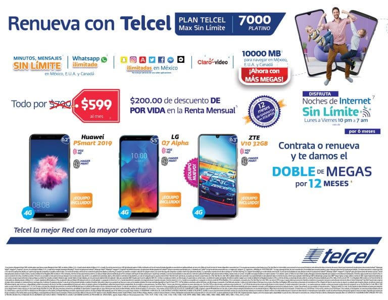 ¡Descubre todos los beneficios al renovar tu Plan Telcel Max