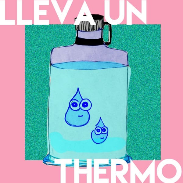 Siempre lleva contigo un termo o botella para agua