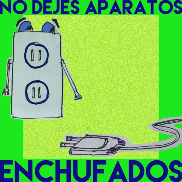 No dejes aparatos enchufados