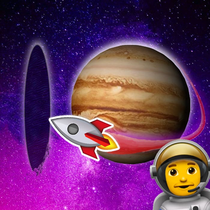 Agujero negro del tamaño de Júpiter