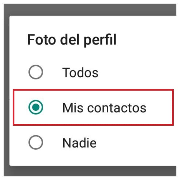 Cómo ocultar tu foto de perfil de WhatsApp