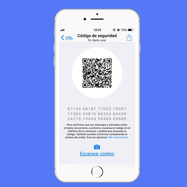 Verifica el cifrado de conversaciones