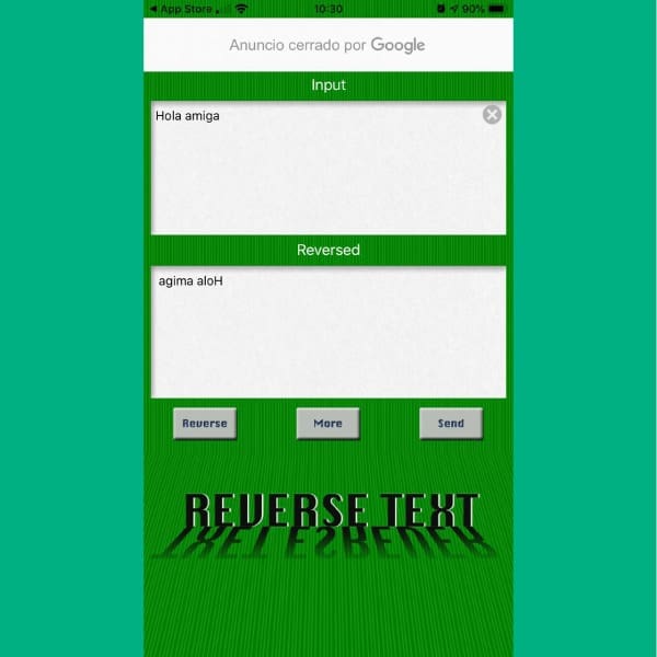 mensajes al reves en whatsapp
