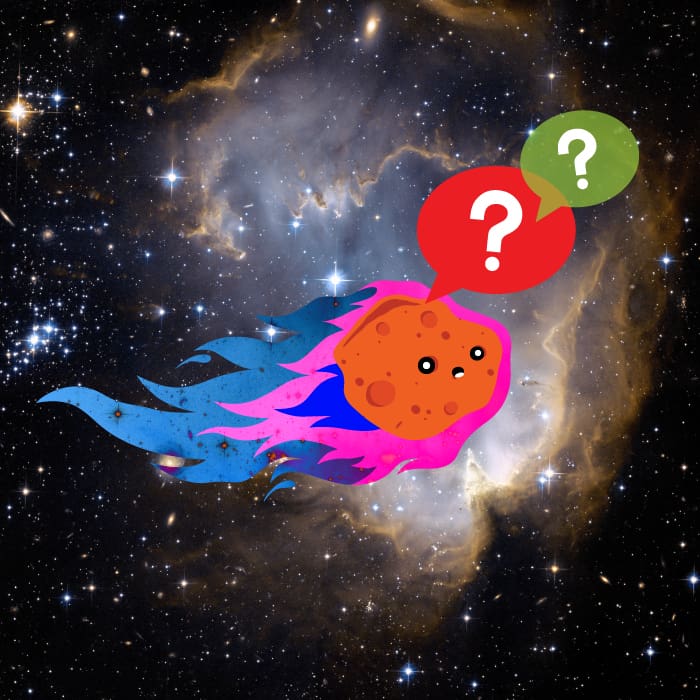 meteorito caera en la tierra