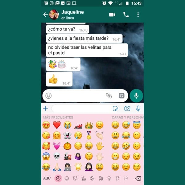 teclado iphone en android