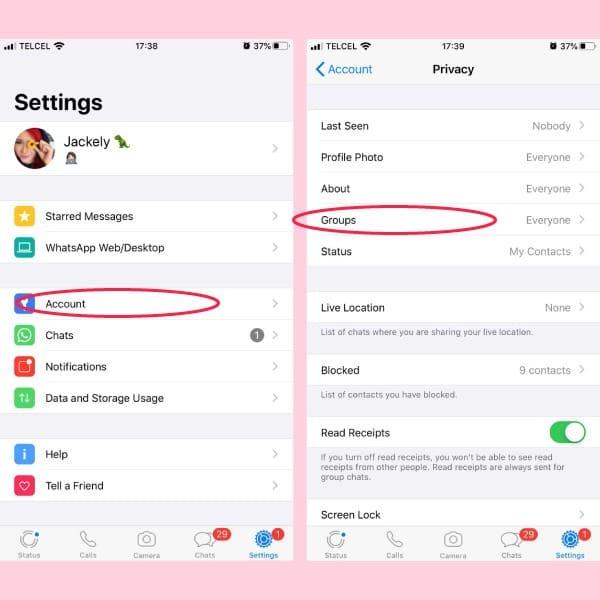 bloquear grupos en facebook