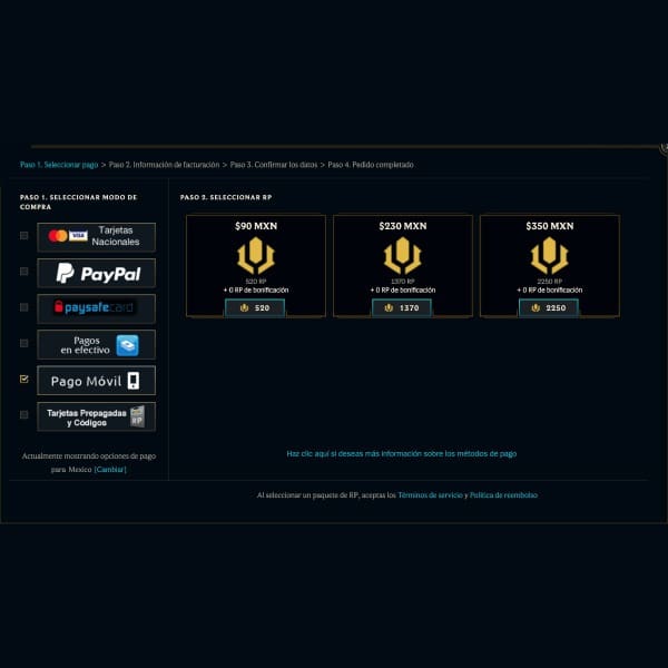 League of Legends telcel