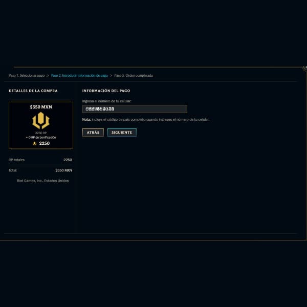 League of Legends telcel
