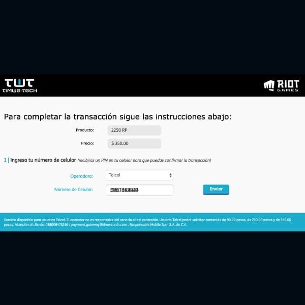 League of Legends telcel