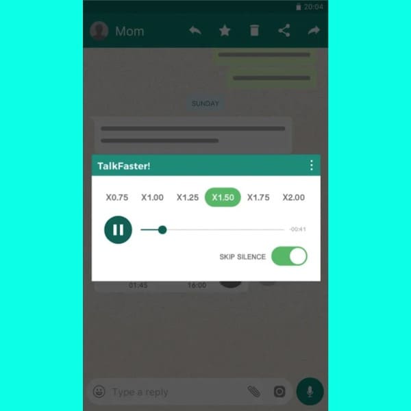 Audios WhatsApp más rápidos 