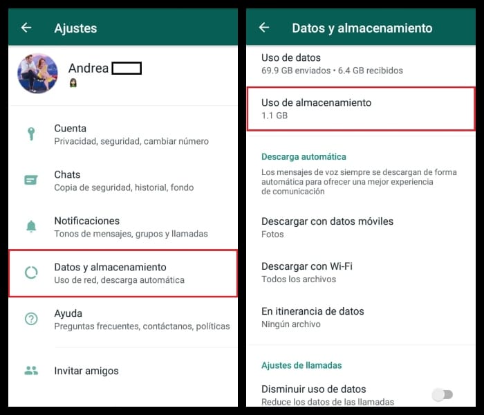 WhatsApp con quién platicas más 